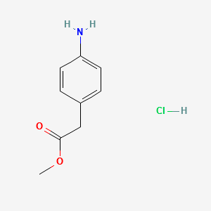 METHYL 2-(4-AMINOPHENYL)ACETATE HYDROCHLORIDE structure, CAS 83528-16-9