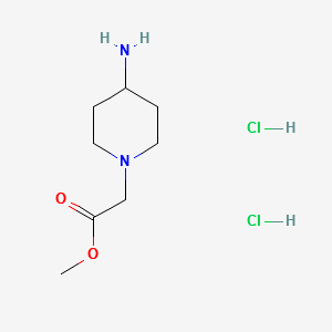 METHYL 2-(4-AMINOPIPERIDIN-1-YL)ACETATE HYDROCHLORIDE structure, CAS 179689-00-0