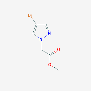 METHYL 2-(4-BROMO-1H-PYRAZOL-1-YL)ACETATE structure, CAS 1072944-71-8