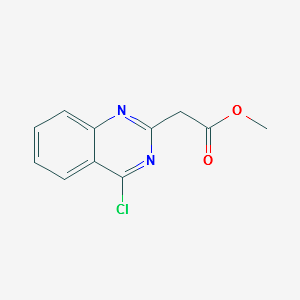 METHYL 2-(4-CHLOROQUINAZOLIN-2-YL)ACETATE structure, CAS 944902-08-3