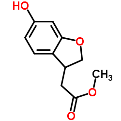 METHYL 2-(6-HYDROXY-2,3-DIHYDROBENZOFURAN-3-YL)ACETATE structure, CAS 805250-17-3