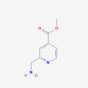 METHYL 2-(AMINOMETHYL)ISONICOTINATE structure, CAS 94413-69-1