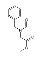 METHYL 2-(N-BENZYLFORMAMIDO)ACETATE structure, CAS 123017-47-0