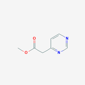 METHYL 2-(PYRIMIDIN-4-YL)ACETATE structure, CAS 863032-29-5