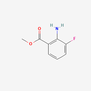 METHYL 2-AMINO-3-FLUOROBENZOATE structure, CAS 144851-82-1