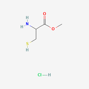 METHYL 2-AMINO-3-MERCAPTOPROPIONATE HYDROCHLORIDE structure, CAS 5714-80-7