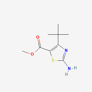 METHYL 2-AMINO-4-(TERT-BUTYL)THIAZOLE-5-CARBOXYLATE structure, CAS 478258-61-6