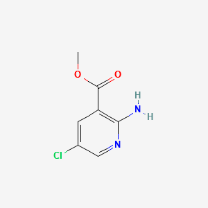 METHYL 2-AMINO-5-CHLORONICOTINATE structure, CAS 50735-33-6