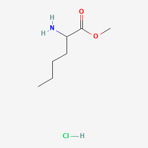 METHYL 2-AMINOHEXANOATE HYDROCHLORIDE structure, CAS 77300-48-2