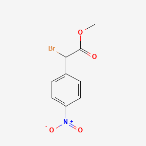 METHYL 2-BROMO-2-(4-NITROPHENYL)ACETATE structure, CAS 85259-33-2