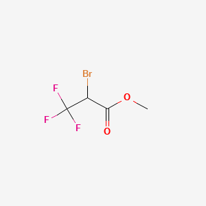 METHYL 2-BROMO-3,3,3-TRIFLUOROPROPANOATE structure, CAS 113816-36-7