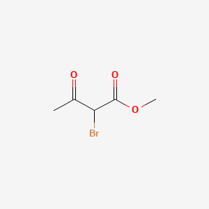 METHYL 2-BROMO-3-OXOBUTANOATE structure, CAS 3600-18-8