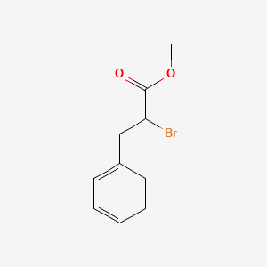 METHYL 2-BROMO-3-PHENYLPROPANOATE structure, CAS 3196-22-3