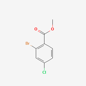 METHYL 2-BROMO-4-CHLOROBENZOATE structure, CAS 57381-62-1