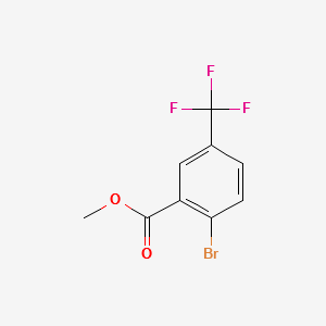 METHYL 2-BROMO-5-(TRIFLUOROMETHYL)BENZOATE structure, CAS 1026355-57-6