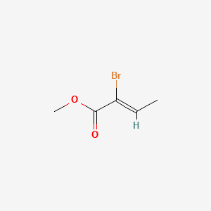 METHYL 2-BROMOBUT-2-ENOATE structure, CAS 17642-18-1