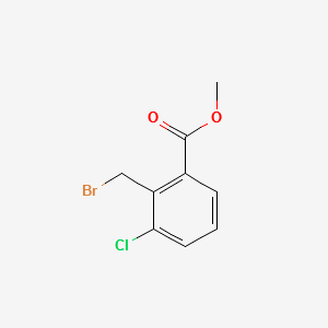 METHYL 2-BROMOMETHYL-3-CHLOROBENZOATE structure, CAS 188187-03-3