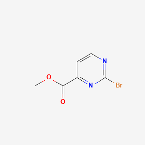 METHYL 2-BROMOPYRIMIDINE-4-CARBOXYLATE structure, CAS 1209459-78-8