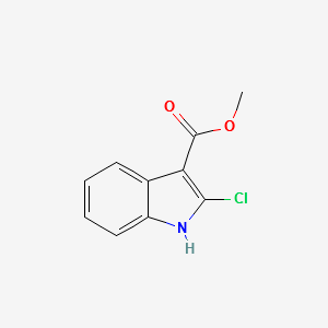 METHYL 2-CHLORO-1H-INDOLE-3-CARBOXYLATE structure, CAS 152812-42-5