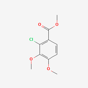 METHYL 2-CHLORO-3,4-DIMETHOXYBENZOATE structure, CAS 175136-01-3
