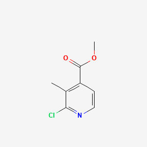 METHYL 2-CHLORO-3-METHYLISONICOTINATE structure, CAS 787596-41-2