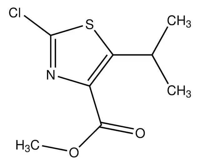 METHYL 2-CHLORO-5-ISOPROPYLTHIAZOLE-4-CARBOXYLATE structure, CAS 81569-27-9