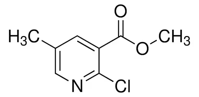 METHYL 2-CHLORO-5-METHYLNICOTINATE structure, CAS 65169-43-9