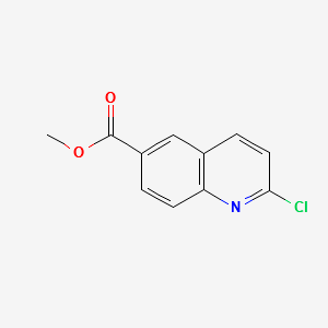 METHYL 2-CHLOROQUINOLINE-6-CARBOXYLATE structure, CAS 849807-09-6