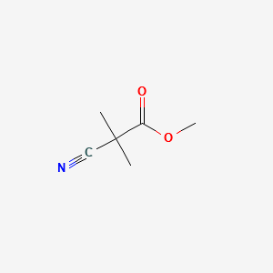 METHYL 2-CYANO-2-METHYLPROPANOATE structure, CAS 72291-30-6