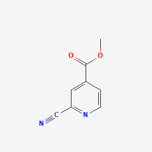 METHYL 2-CYANOISONICOTINATE structure, CAS 94413-64-6