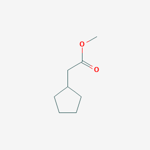 METHYL 2-CYCLOPENTYLACETATE structure, CAS 2723-38-8