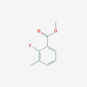 METHYL 2-FLUORO-3-METHYLBENZOATE structure, CAS 586374-04-1