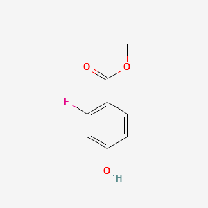 METHYL 2-FLUORO-4-HYDROXYBENZOATE structure, CAS 197507-22-5