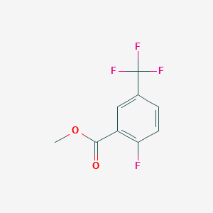 METHYL 2-FLUORO-5-(TRIFLUOROMETHYL)BENZOATE structure, CAS 556112-92-6