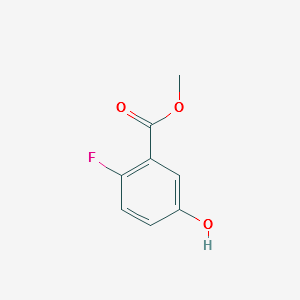METHYL 2-FLUORO-5-HYDROXYBENZOATE structure, CAS 1084801-91-1
