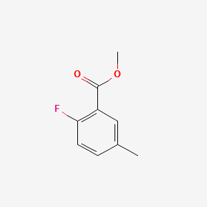 METHYL 2-FLUORO-5-METHYLBENZOATE structure, CAS 2967-93-3