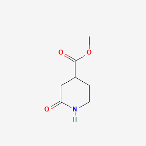 METHYL 2-OXOPIPERIDINE-4-CARBOXYLATE structure, CAS 25504-47-6