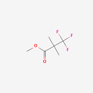 METHYL 3,3,3-TRIFLUORO-2,2-DIMETHYLPROPANOATE structure, CAS 1188911-72-9