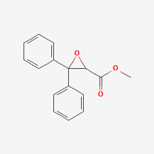 METHYL 3,3-DIPHENYLOXIRANE-2-CARBOXYLATE structure, CAS 76527-25-8