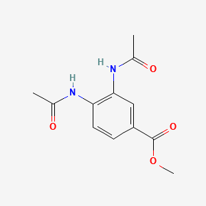 METHYL 3,4-DIACETAMIDOBENZOATE structure, CAS 175204-18-9