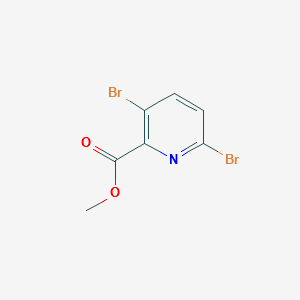 METHYL 3,6-DIBROMOPICOLINATE structure, CAS 495416-04-1