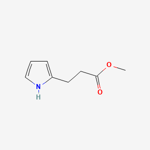 METHYL 3-(1H-PYRROL-2-YL)PROPANOATE structure, CAS 69917-80-2