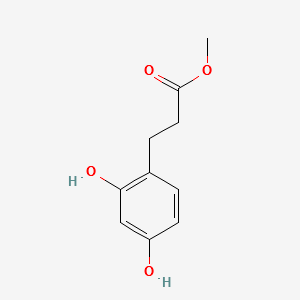 METHYL 3-(2,4-DIHYDROXYPHENYL)PROPANOATE structure, CAS 17422-90-1