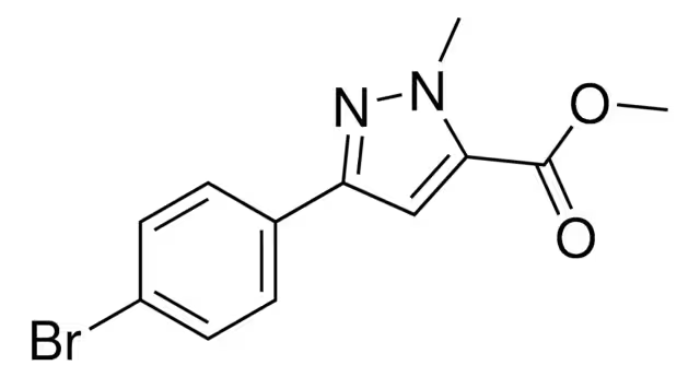 METHYL 3-(4-BROMOPHENYL)-1H-PYRAZOLE-4-CARBOXYLATE structure, CAS 1150163-77-1