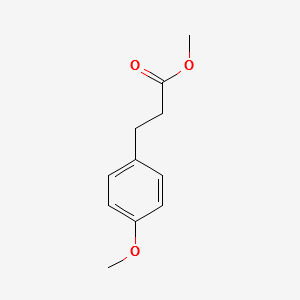 METHYL 3-(4-METHOXYPHENYL)PROPANOATE structure, CAS 15823-04-8