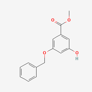 METHYL 3-(BENZYLOXY)-5-HYDROXYBENZOATE structure, CAS 54915-31-0