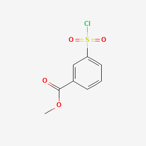 METHYL 3-(CHLOROSULFONYL)BENZOATE structure, CAS 63555-50-0