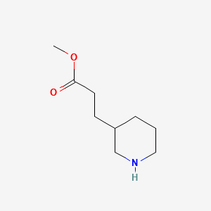METHYL 3-(PIPERIDIN-3-YL)PROPANOATE structure, CAS 874440-84-3