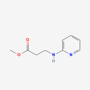 METHYL 3-(PYRIDIN-2-YLAMINO)PROPANOATE structure, CAS 55364-85-7