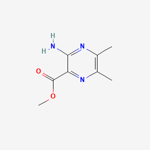 METHYL 3-AMINO-5,6-DIMETHYLPYRAZINE-2-CARBOXYLATE structure, CAS 6294-72-0